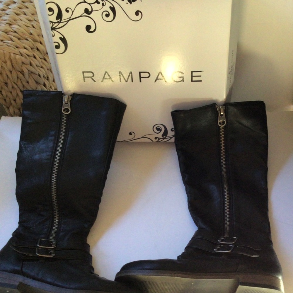 Rampage Irina Black FF1015 Ladies Boots-Sz. 6-1/2